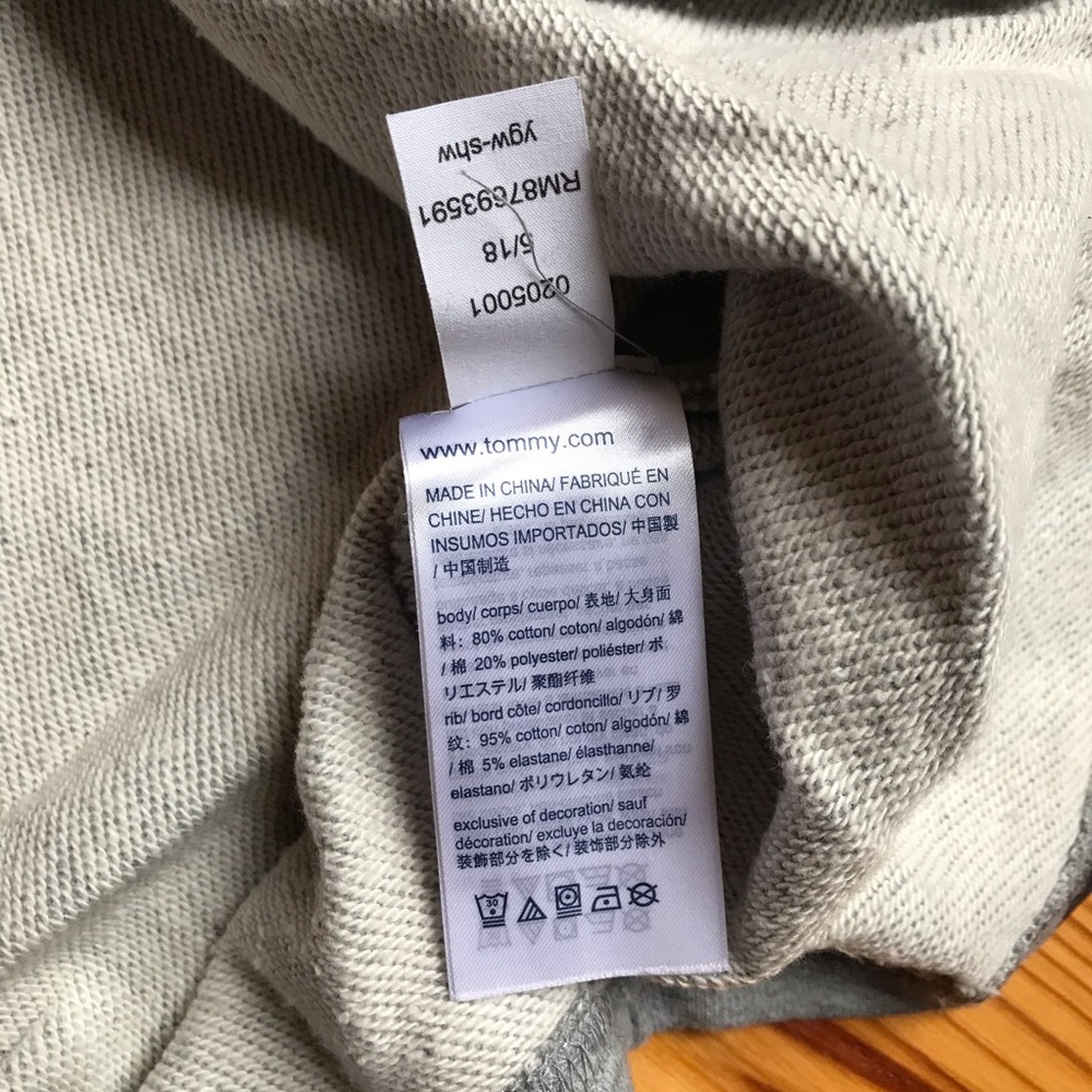 Tommy Hilfiger Gray Sweatshirt, EUC, M - Picture 10 of 12